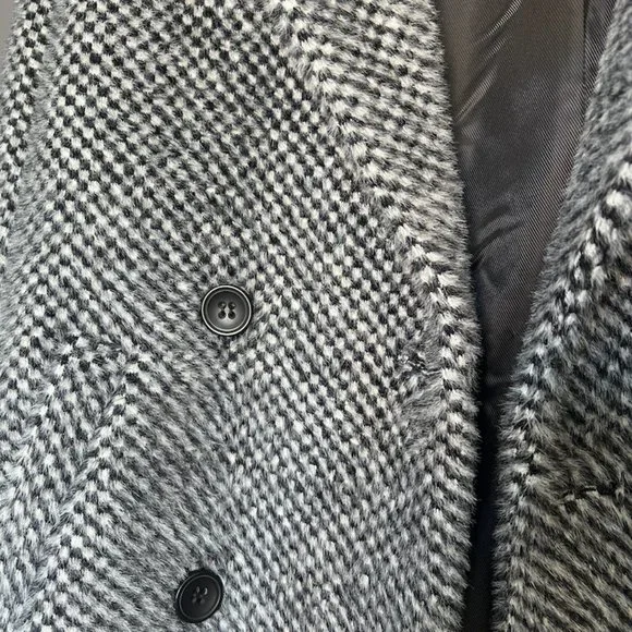 Maje Gabyne Double Breasted Long Twill Coat Size 36 - Picture 6 of 6